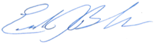 Erich Baker signature